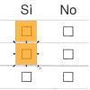 2) Drawing checkbox locations using the rectangle tool